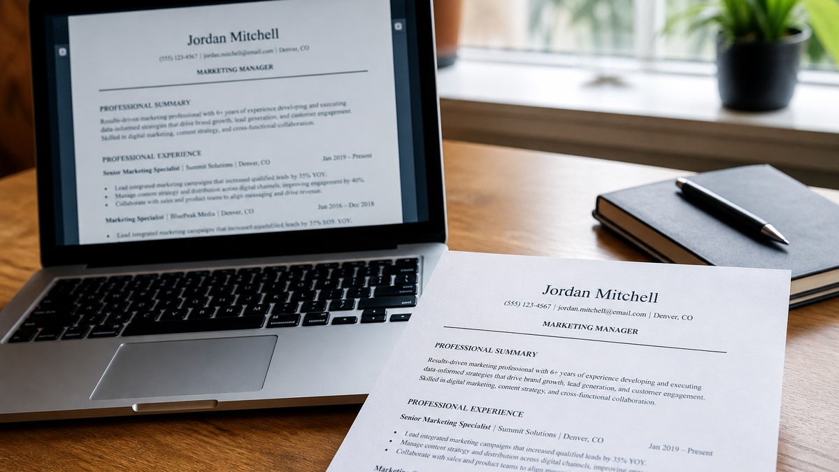 ATS Friendly Resume Header: What to Put (US) — HireFlow career guide