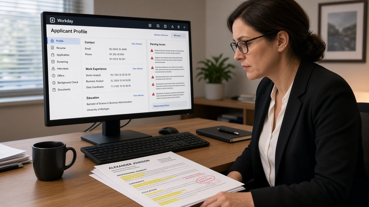 Troubleshoot Workday Resume Parsing for US Job Apps — HireFlow career guide