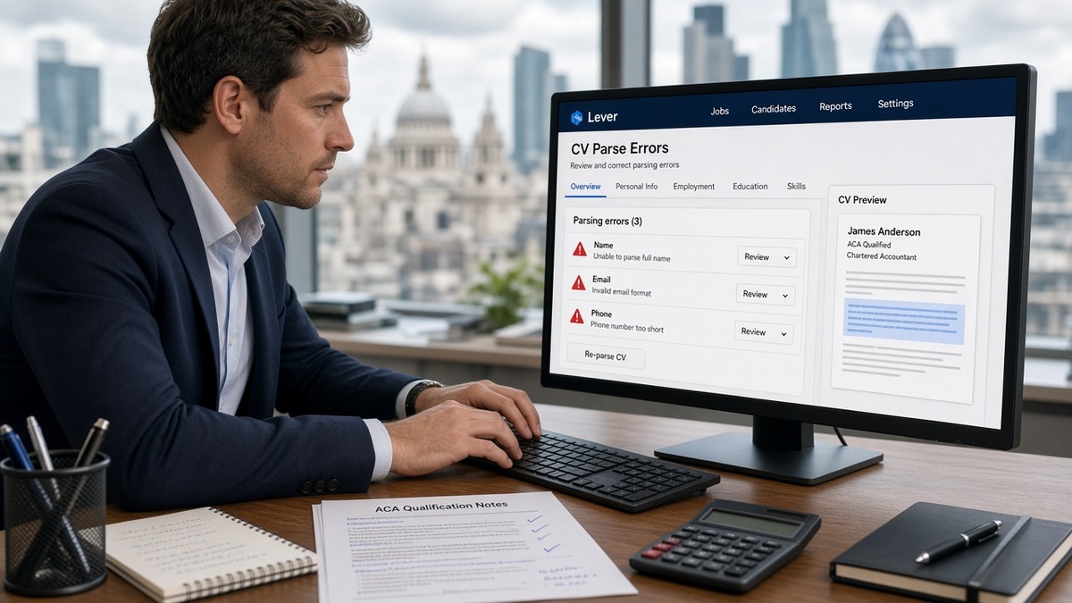 Lever ATS UK Finance CV Parsing Fixes (Mid-Level) — HireFlow career guide