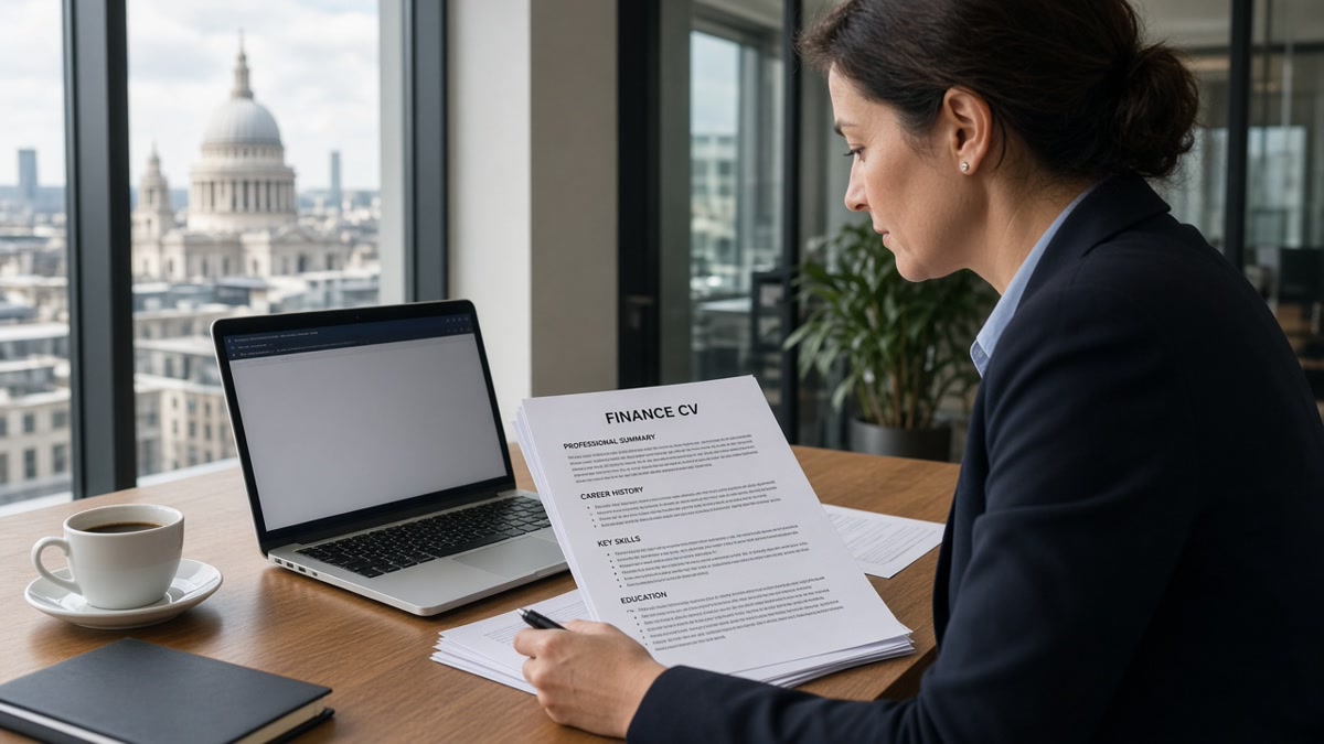 ATS-Friendly CV Examples for UK Finance Career Changers — HireFlow career guide