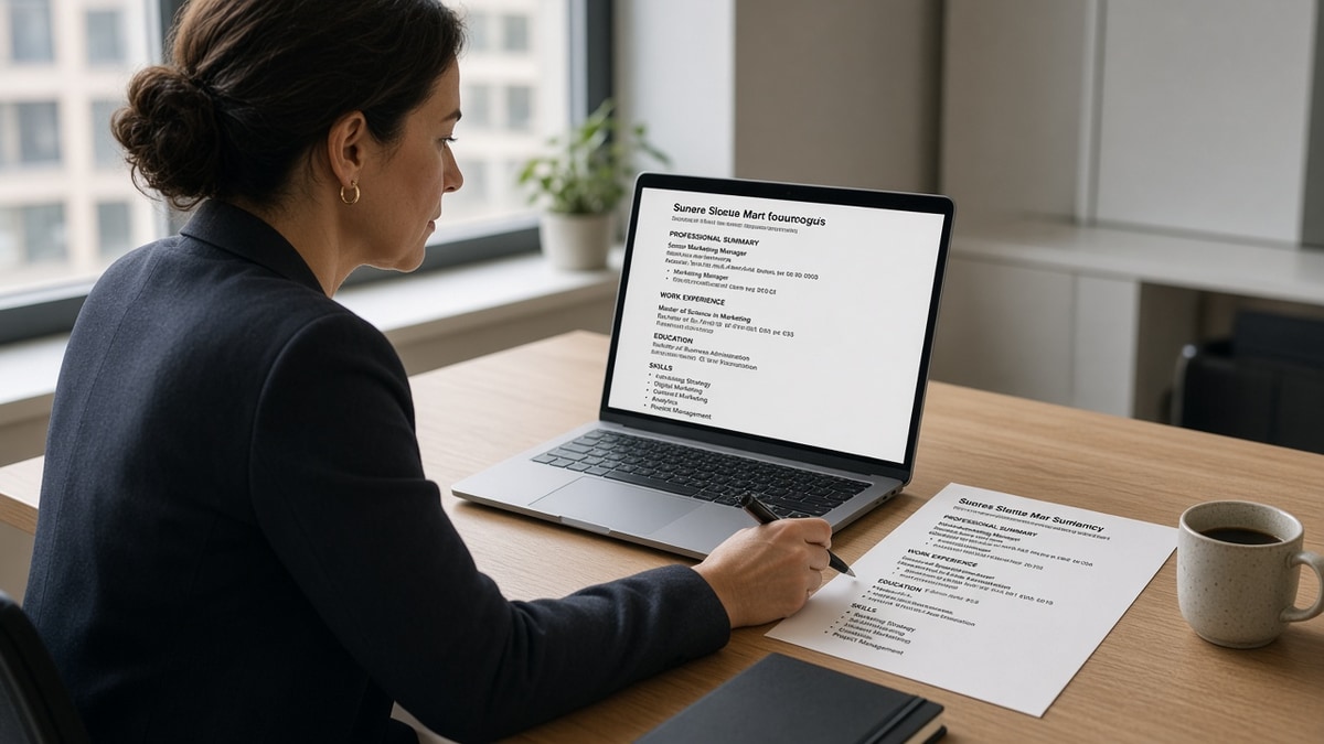 EU Mid-Level Marketing Resume Examples (ATS-Friendly) — HireFlow career guide