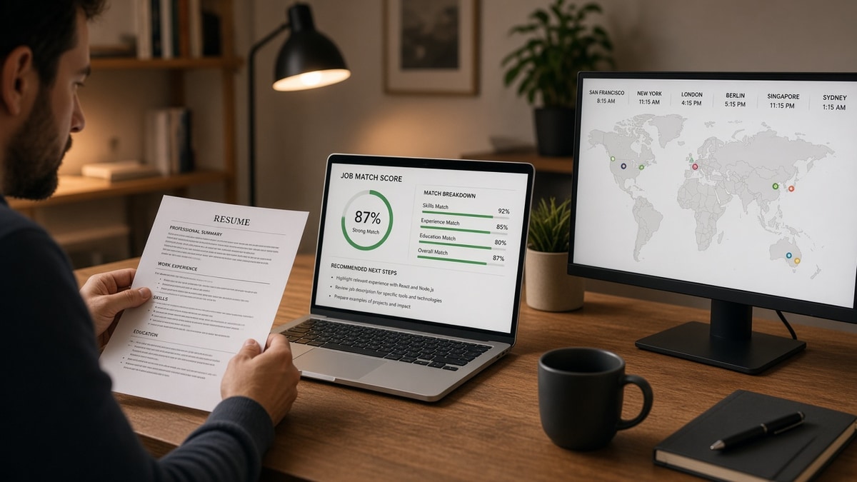 Remote Global Developer Resume Job Match Tailoring — HireFlow career guide