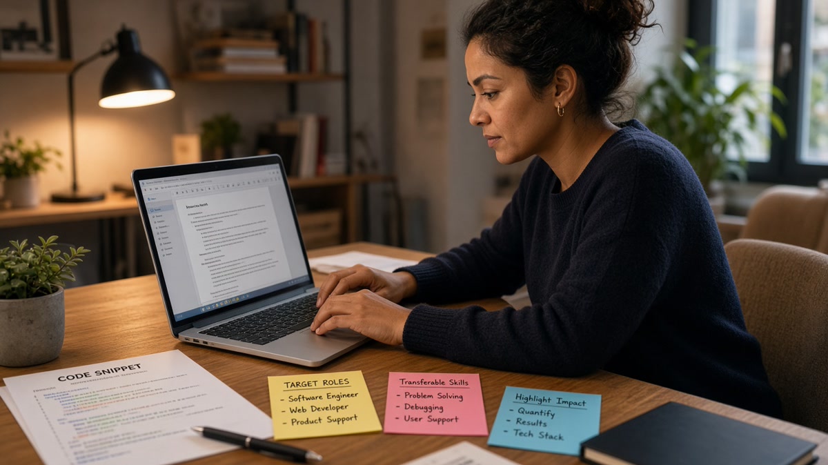 Career Change Resume Examples for US Mid-Level Tech — HireFlow career guide