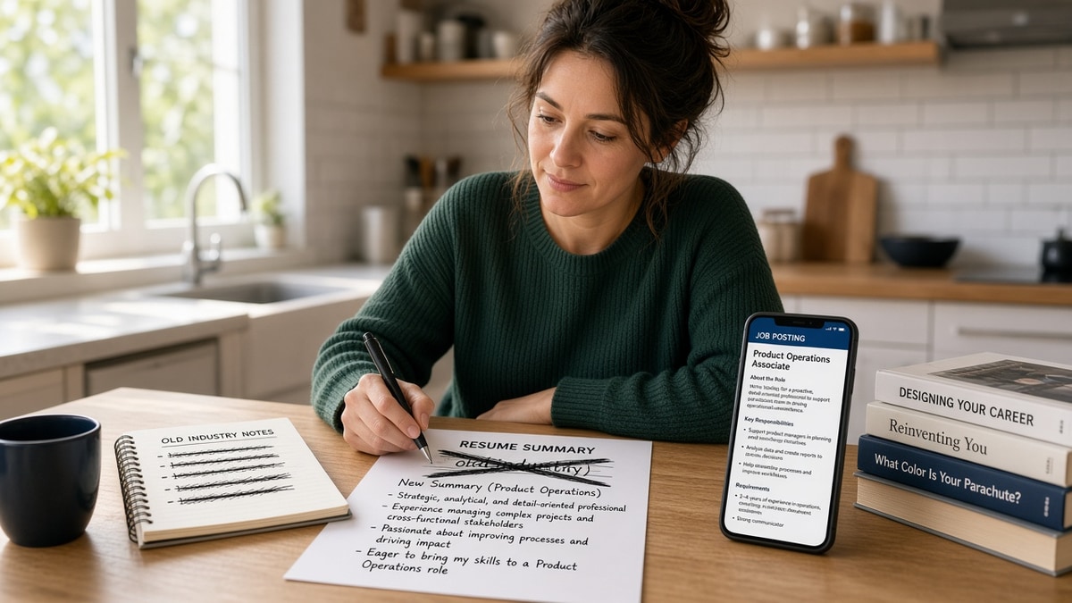 Career Change Resume: What to Change First — HireFlow career guide