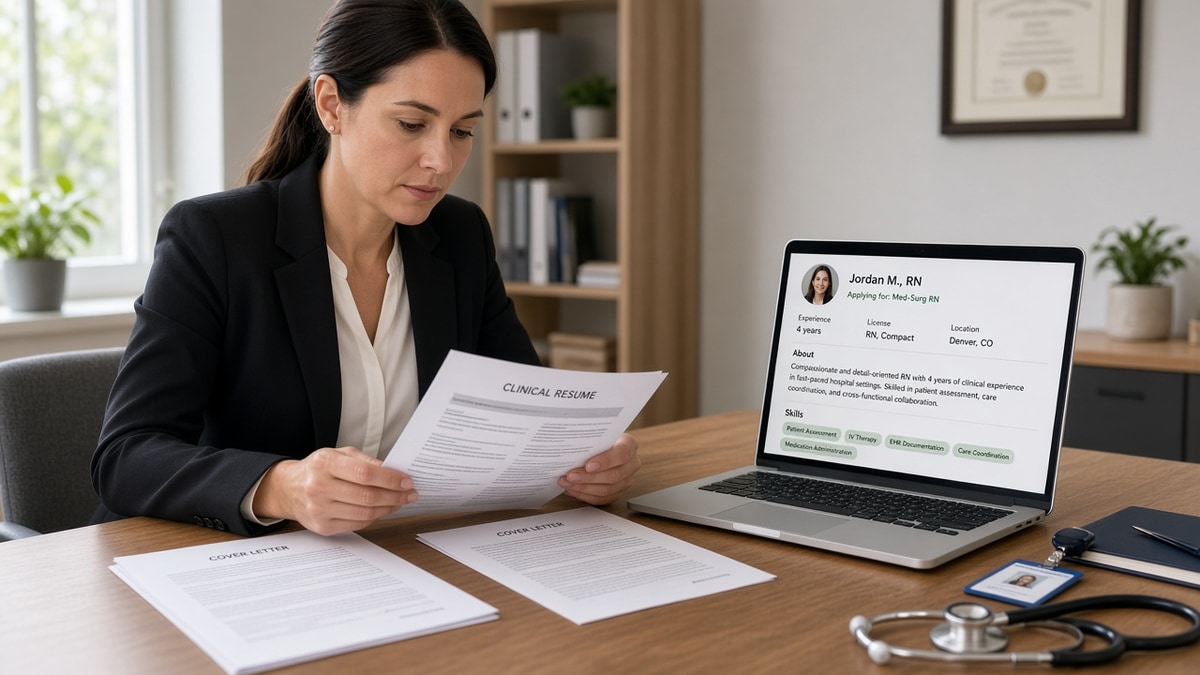 Healthcare Cover Letter Templates for US Mid-Level Roles — HireFlow career guide