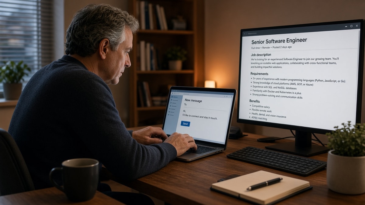 LinkedIn Networking Scripts for US Senior Software Engineers — HireFlow career guide