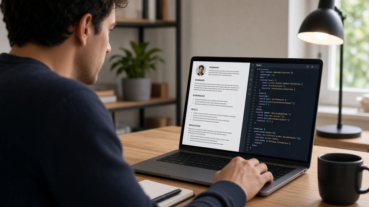 Frontend Developer Resume Keywords for US ATS 2026 — HireFlow career guide