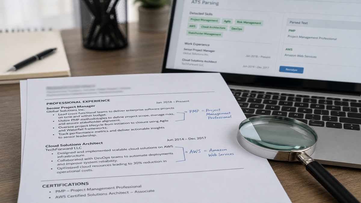 How ATS Interprets Acronyms on US Resumes (Direct Answer) — HireFlow career guide