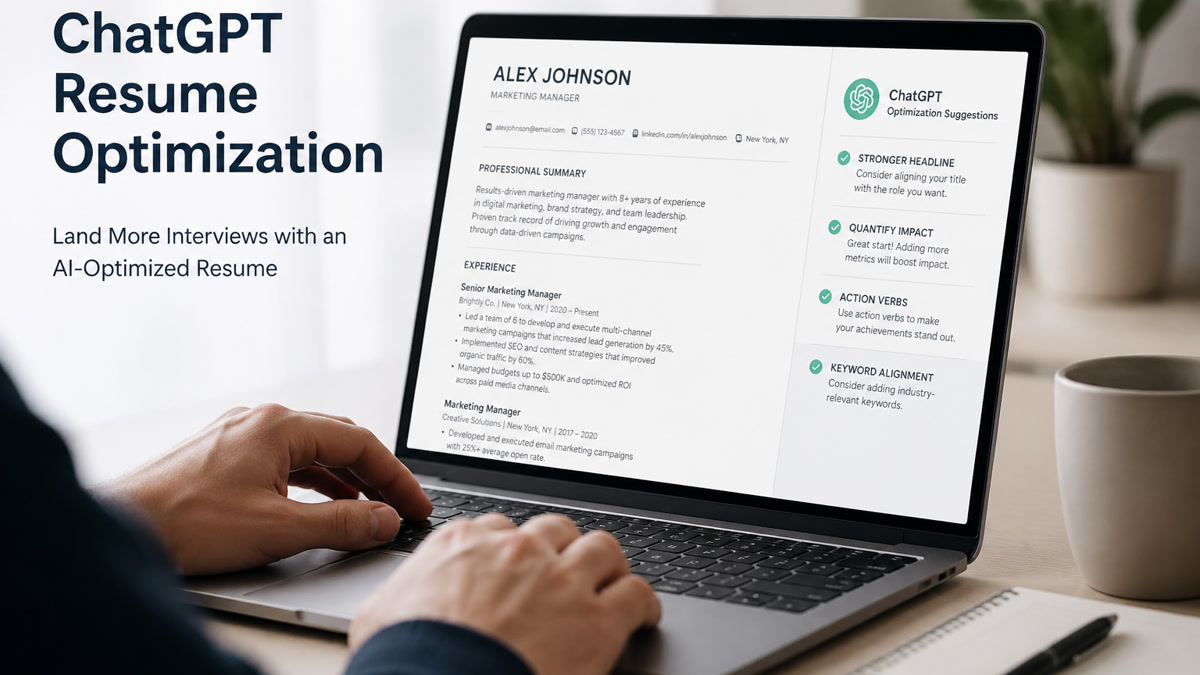 ChatGPT Resume Optimization for Job Seekers (2025) — HireFlow career guide