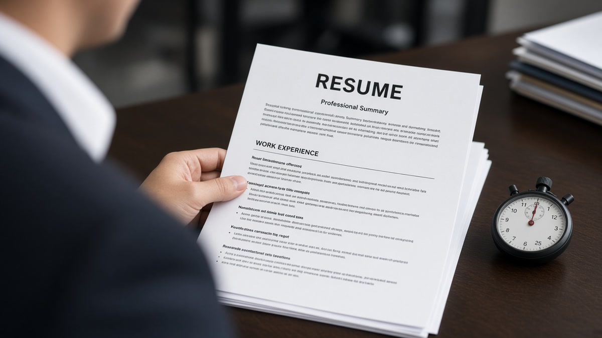 How Recruiters Decide in 7 Seconds — HireFlow career guide