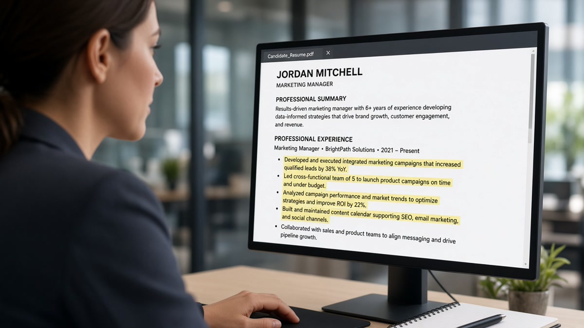 How Resume Bullet Points Are Interpreted by ATS — HireFlow career guide