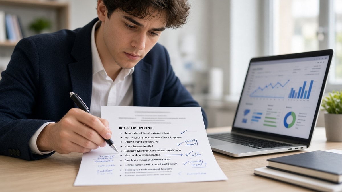 How to Add Impact to Internship Roles on Your Resume — HireFlow career guide