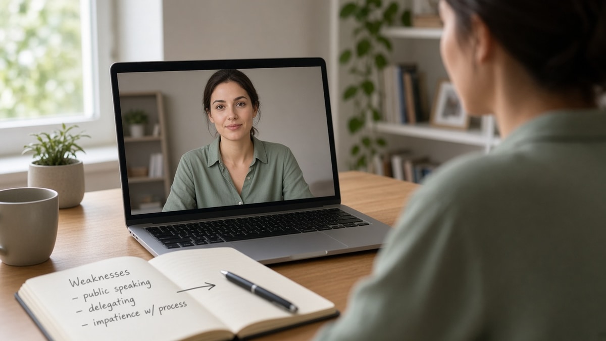 What Are Your Weaknesses? US Safe Answers — HireFlow career guide