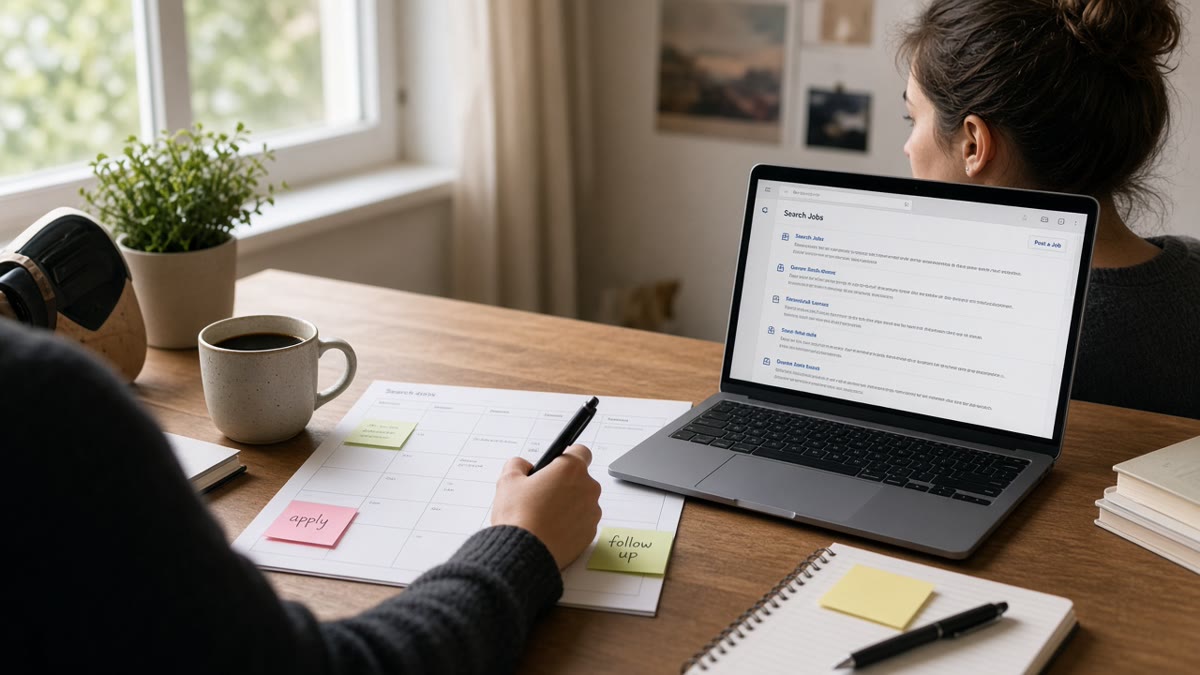 How to Build a Job Search Routine That Works — HireFlow career guide