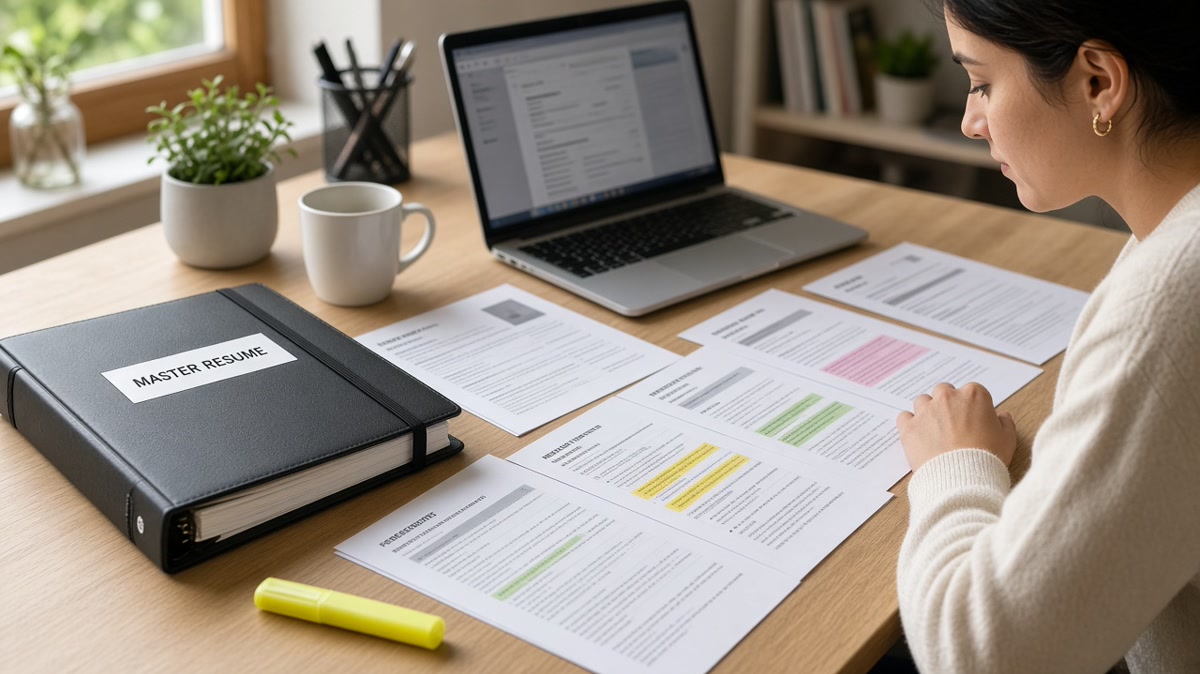 How to Create a Master Resume and Tailor From It — HireFlow career guide