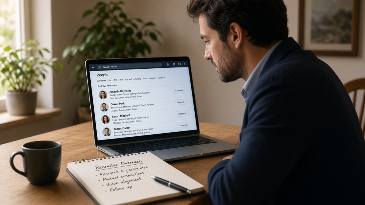 How to Find Internal Recruiters on LinkedIn (US Method) — HireFlow career guide
