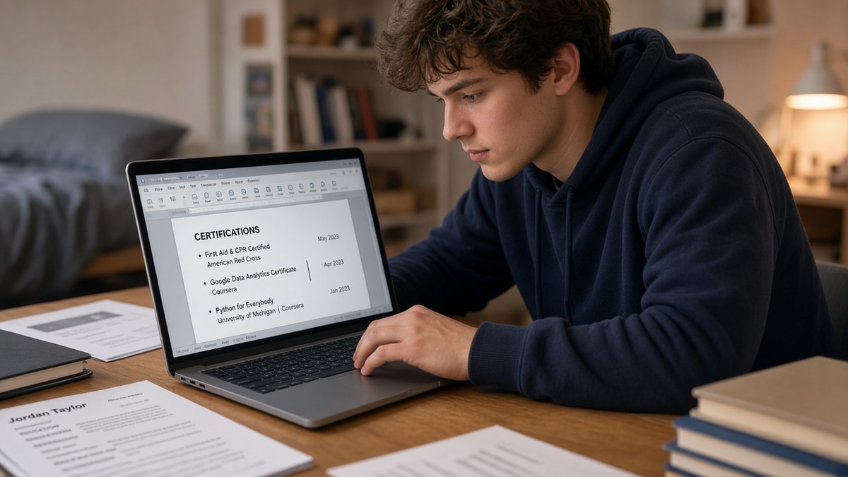 How to List Student Certifications ATS-Friendly — HireFlow career guide