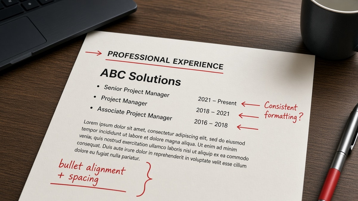How to List Multiple Roles Under One Employer (US) — HireFlow career guide