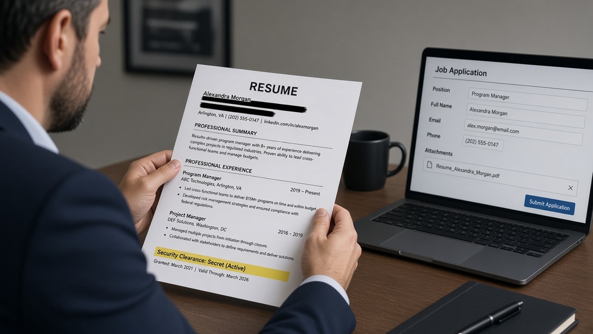 How to List Security Clearances on US Resumes Safely — HireFlow career guide