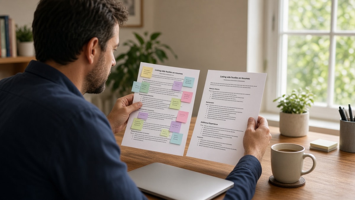 How to List Side Hustles Without Confusing Recruiters — HireFlow career guide