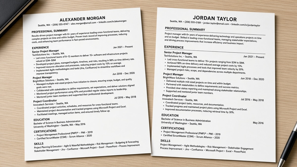 How to Make a Simple Resume Look Premium — HireFlow career guide