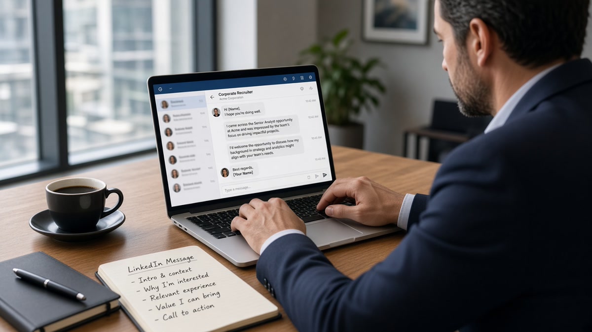 How to Message Internal Recruiters (US Templates) — HireFlow career guide