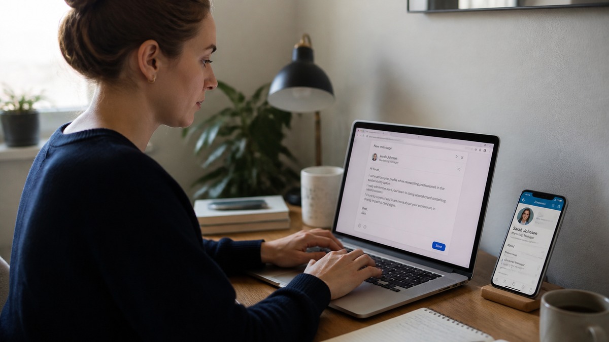 How to Message Recruiters on LinkedIn (Templates) — HireFlow career guide