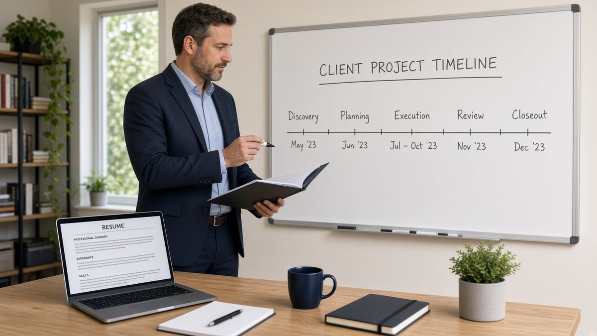 How to Present Consulting on Your Resume — HireFlow career guide