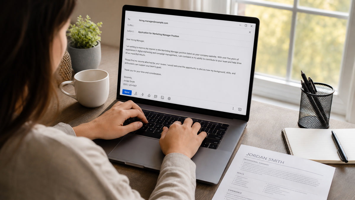 Send Resume to Hiring Manager: Email Template — HireFlow career guide