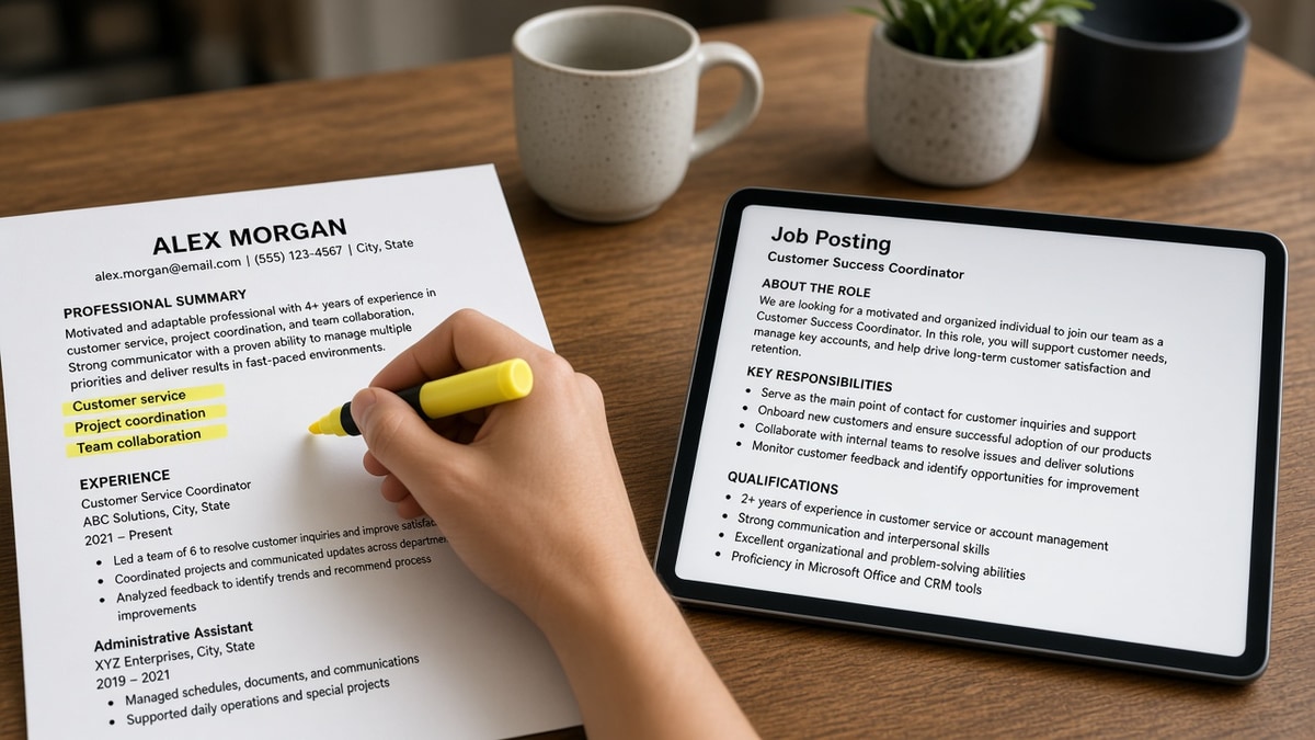 How to Tailor a Resume Without Rewriting Everything — HireFlow career guide