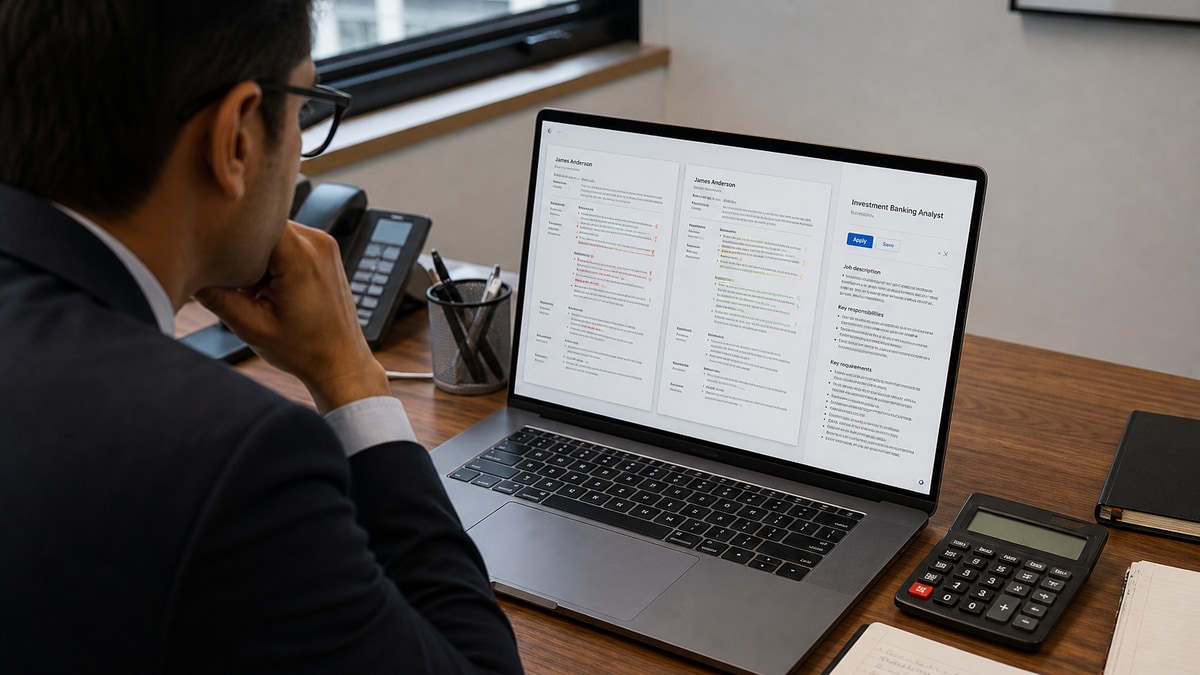 Tailor Your Resume for Job Match Scores in UK Finance Roles — HireFlow career guide