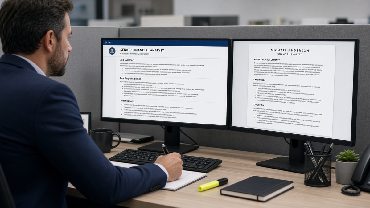 Job Match Scores for US Mid-Level Finance Roles — HireFlow career guide
