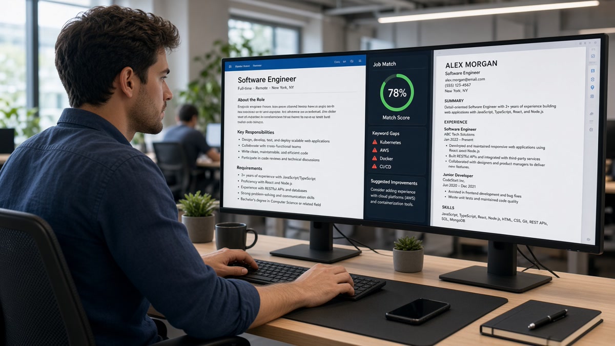 How to Tailor Your Resume Using Job Match Scores — HireFlow career guide