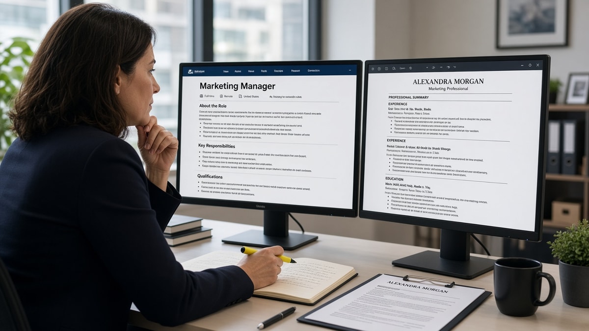 Job Match Scores for Mid-Level Marketing Resumes — HireFlow career guide