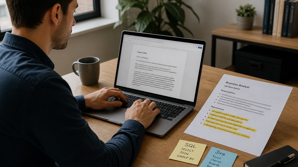 US Cover Letter for Business Analyst: Examples — HireFlow career guide