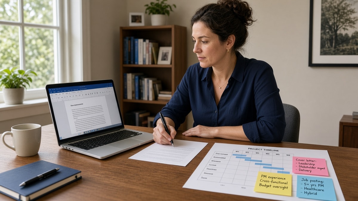 US Project Manager Cover Letter: Delivery Proof Steps — HireFlow career guide