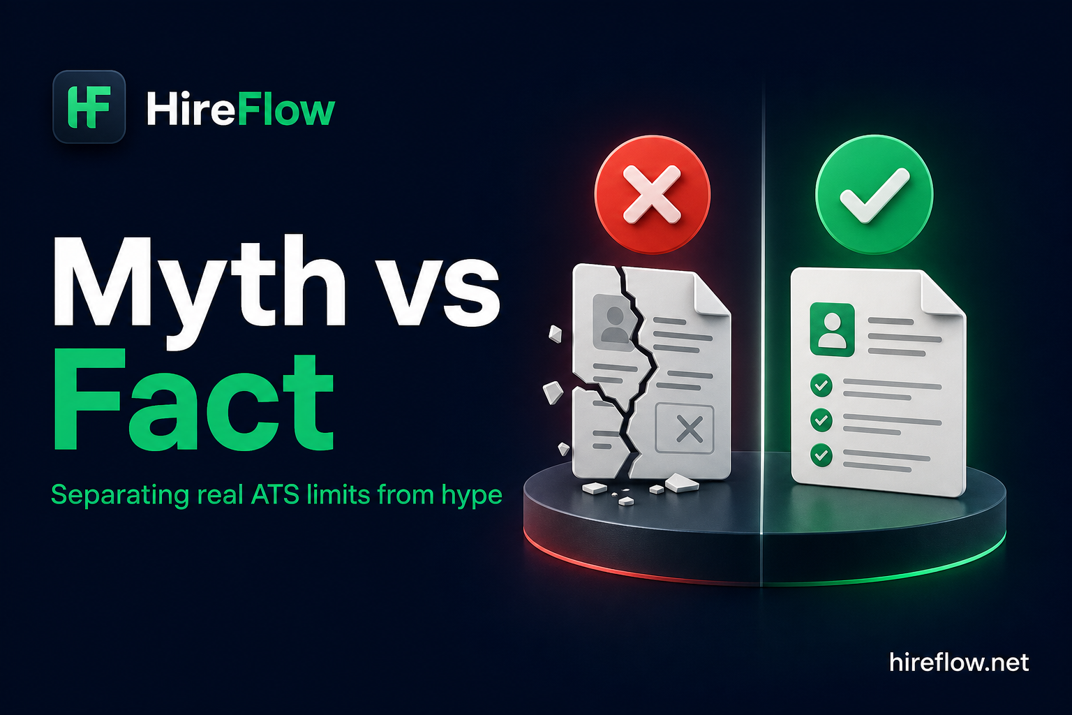 ATS checker myths vs facts guide — hireflow.net