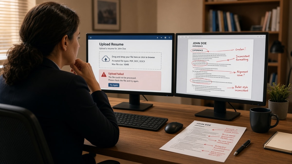 JazzHR Resume Upload Issues: US ATS Formatting Guide — HireFlow career guide