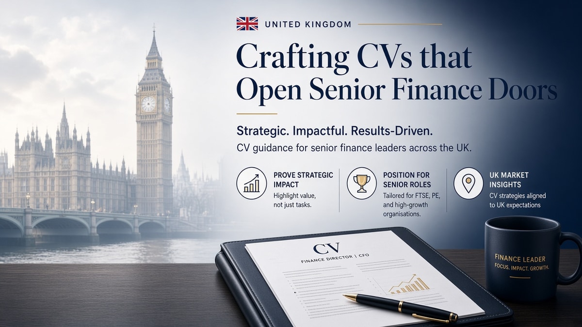 UK Senior Finance CV Job Match Checklist — HireFlow career guide
