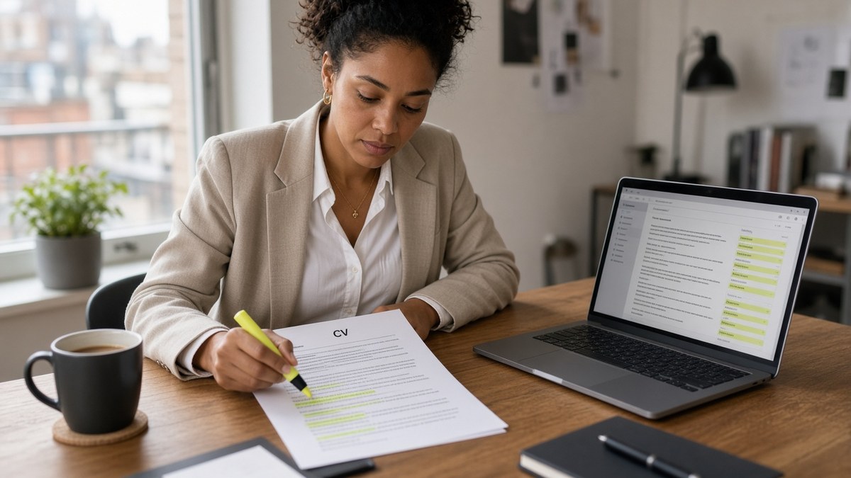 UK Marketing CV Job Match Tailoring for ATS Screening — HireFlow career guide