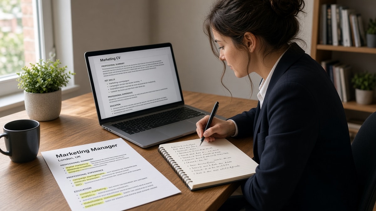 Entry-Level Marketing CV Job Match: UK and Ireland — HireFlow career guide