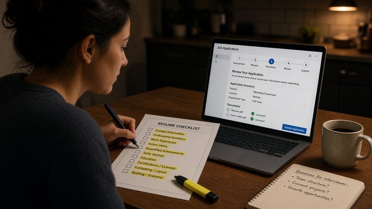 Last-Minute Resume Update Checklist Before You Apply — HireFlow career guide