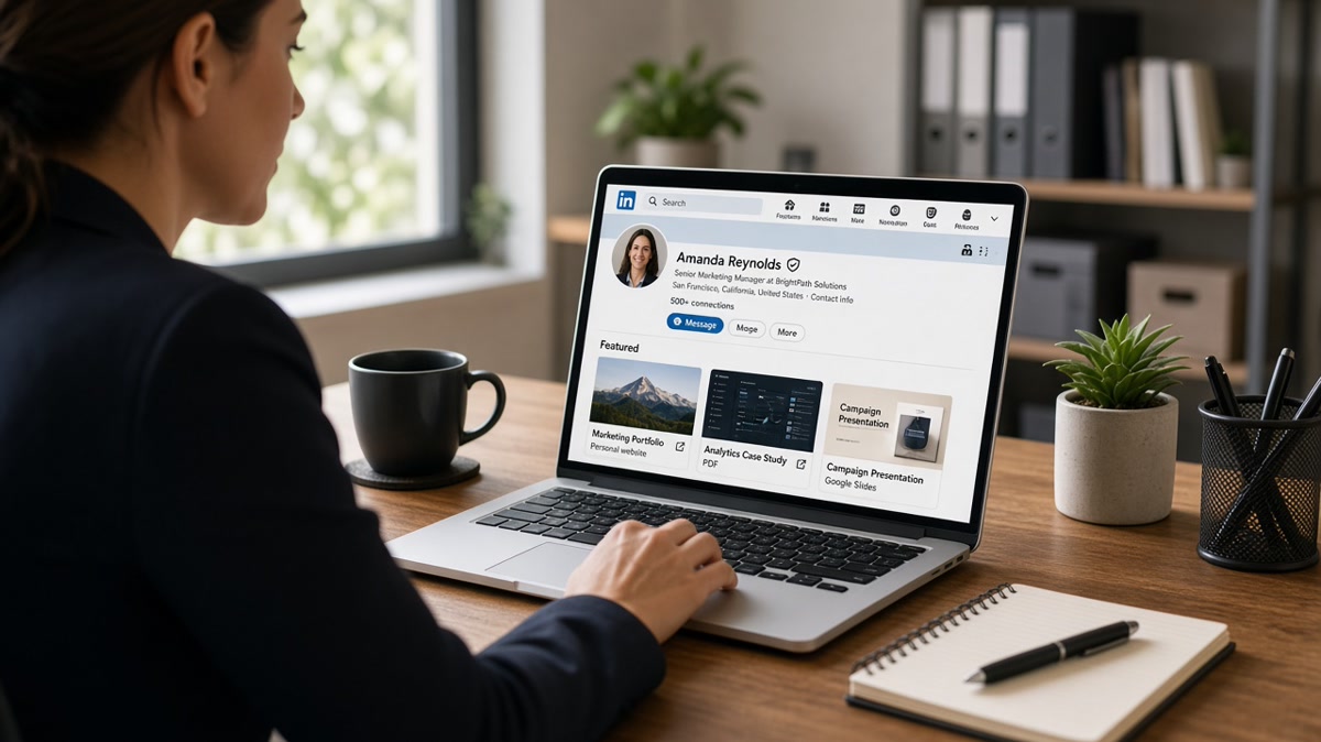 LinkedIn Featured Section: What US Recruiters Click — HireFlow career guide