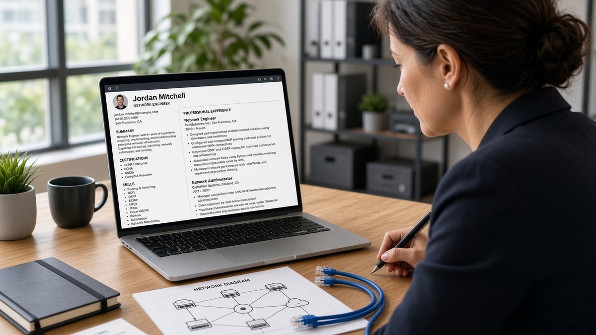 Network Engineer Resume Keywords (US ATS List) — HireFlow career guide