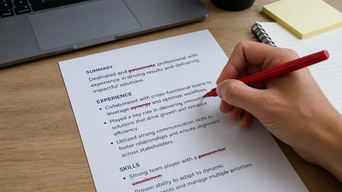 Resume Buzzwords to Avoid (Stronger Alternatives) | HireFlow — HireFlow career guide