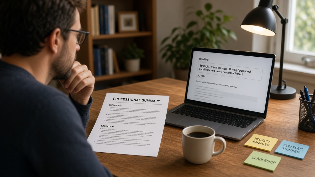 Resume Headline vs LinkedIn Headline: What Should Match (US) — HireFlow career guide