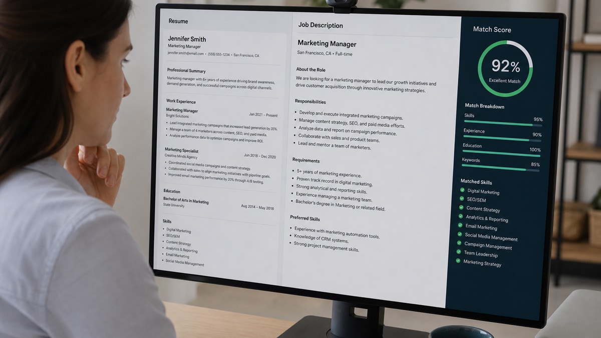 Resume Match Score: What a Good Score Looks Like (US) — HireFlow career guide