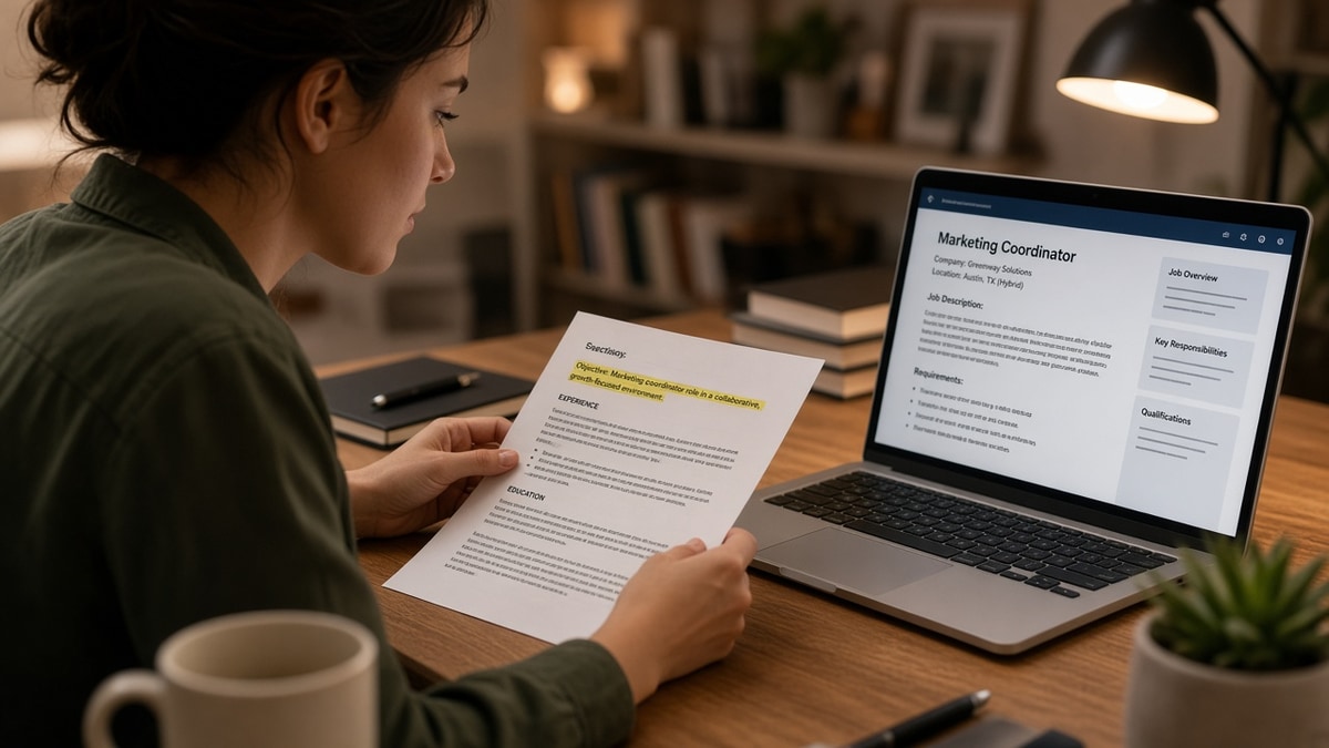 Resume Objective Examples for Marketing Roles — HireFlow career guide