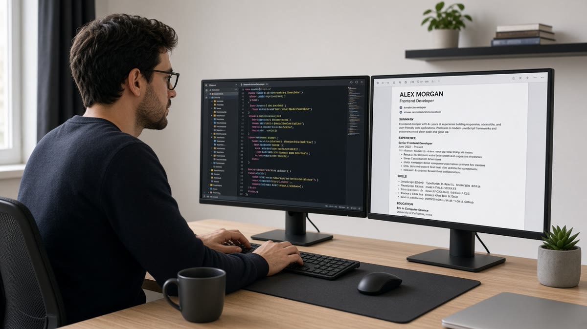 Resume Optimization Tips for Frontend Developers — HireFlow career guide