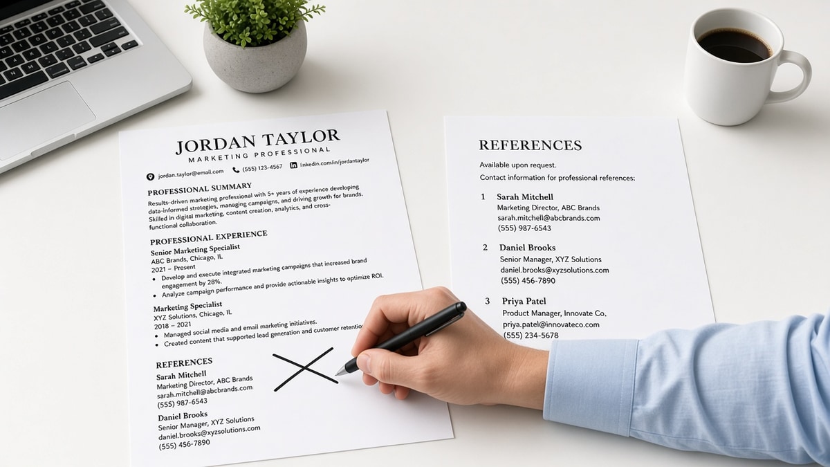 US Resume References: Include Them or Skip Entirely — HireFlow career guide